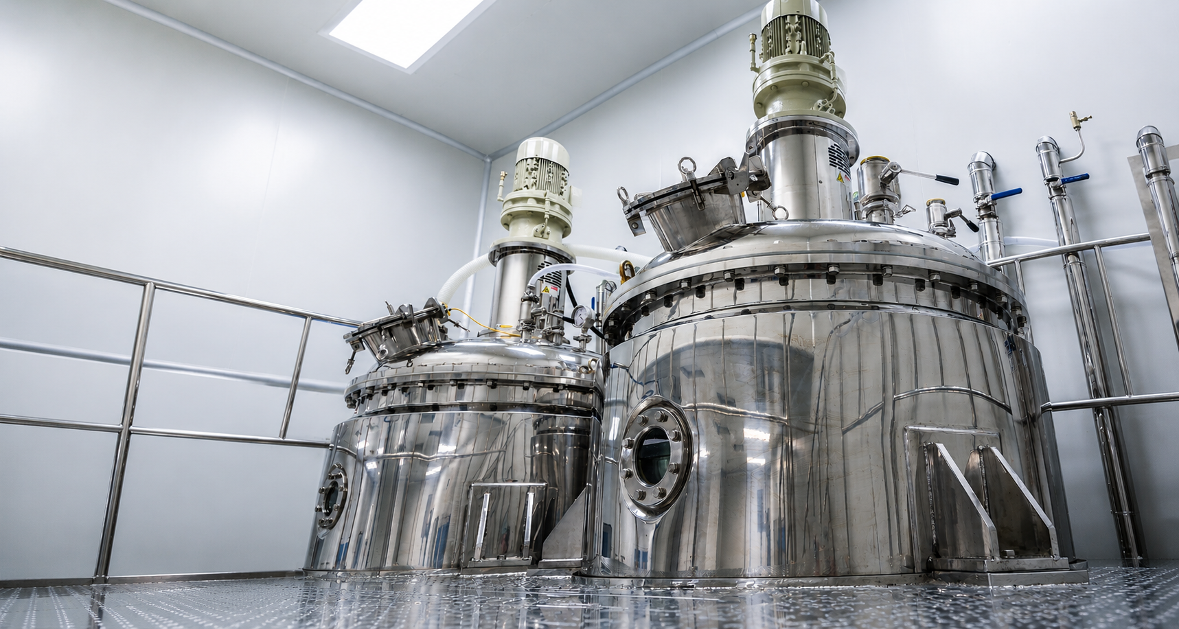 Stainless steel chemical processing equipment used in product and process development