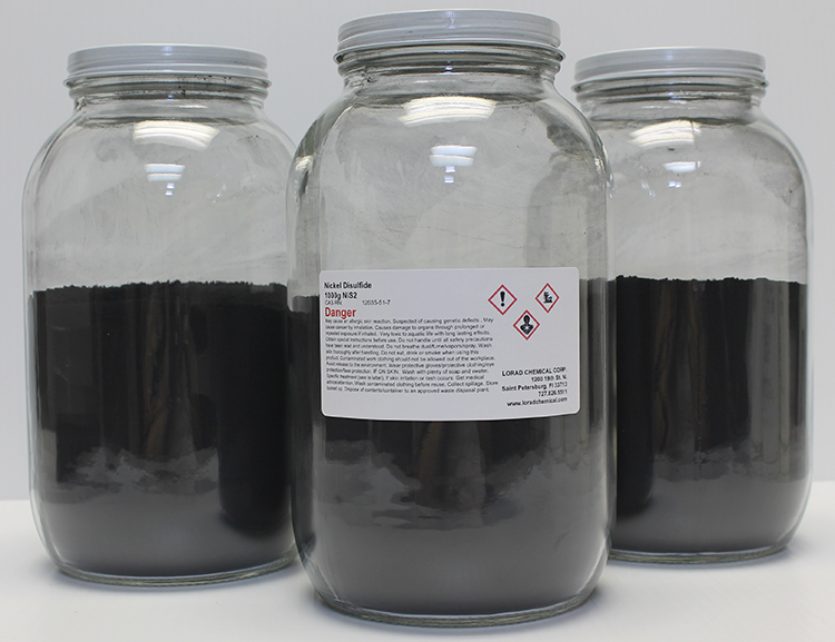 Three kilograms of Nickel Disulfide