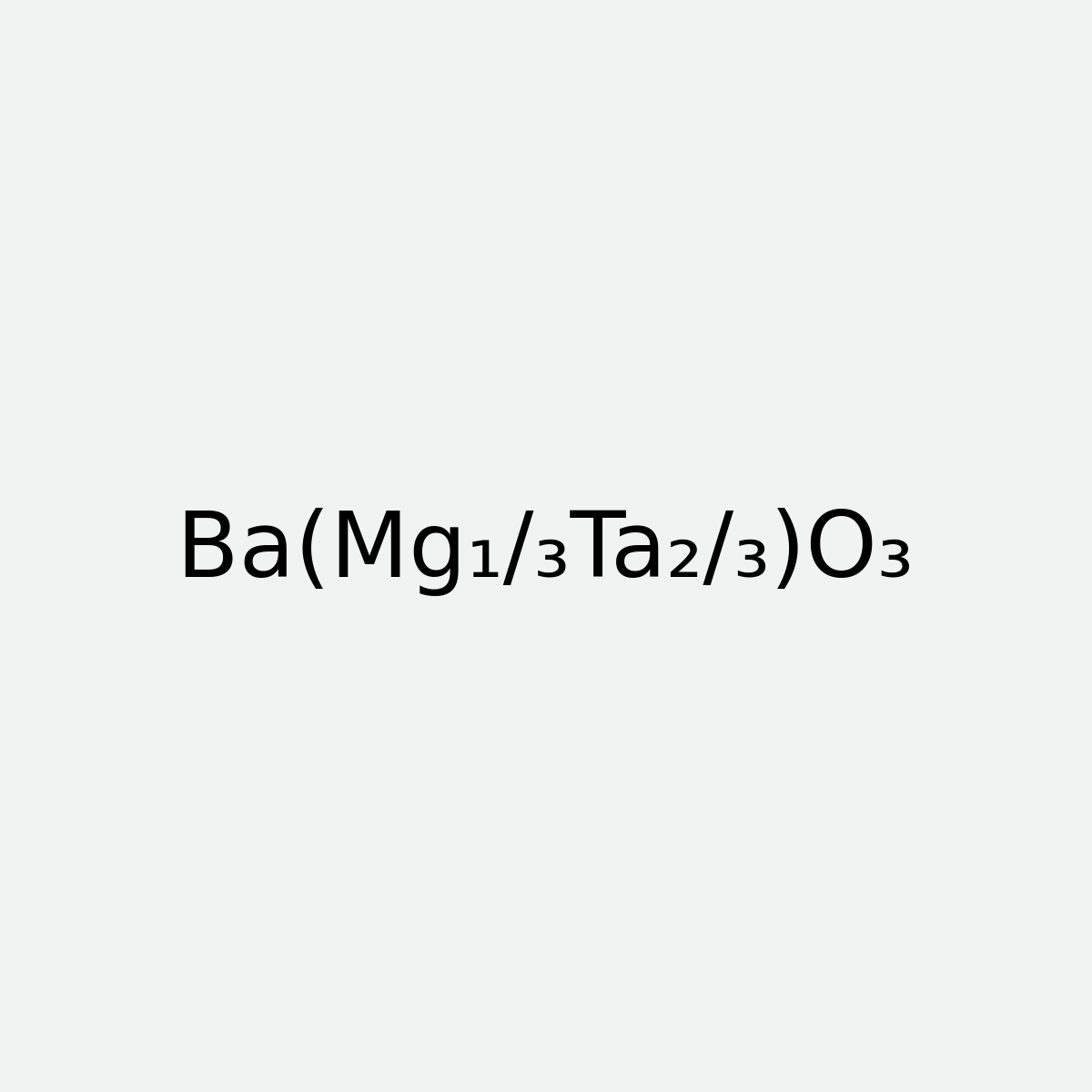 Barium Magnesium Tantalate