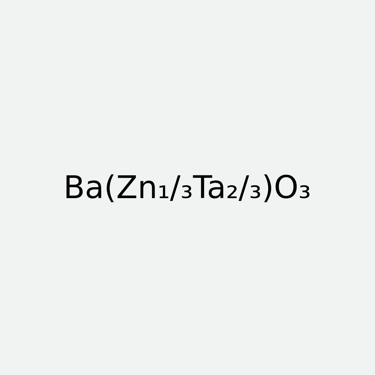 Barium Zinc Tantalate