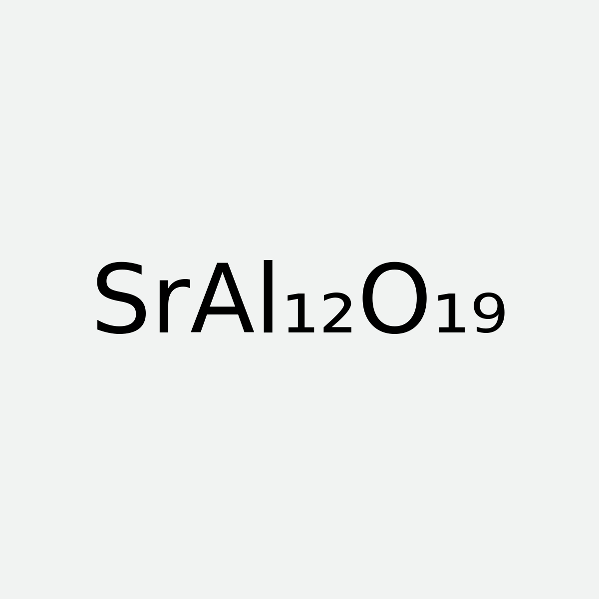 Strontium Hexaluminate