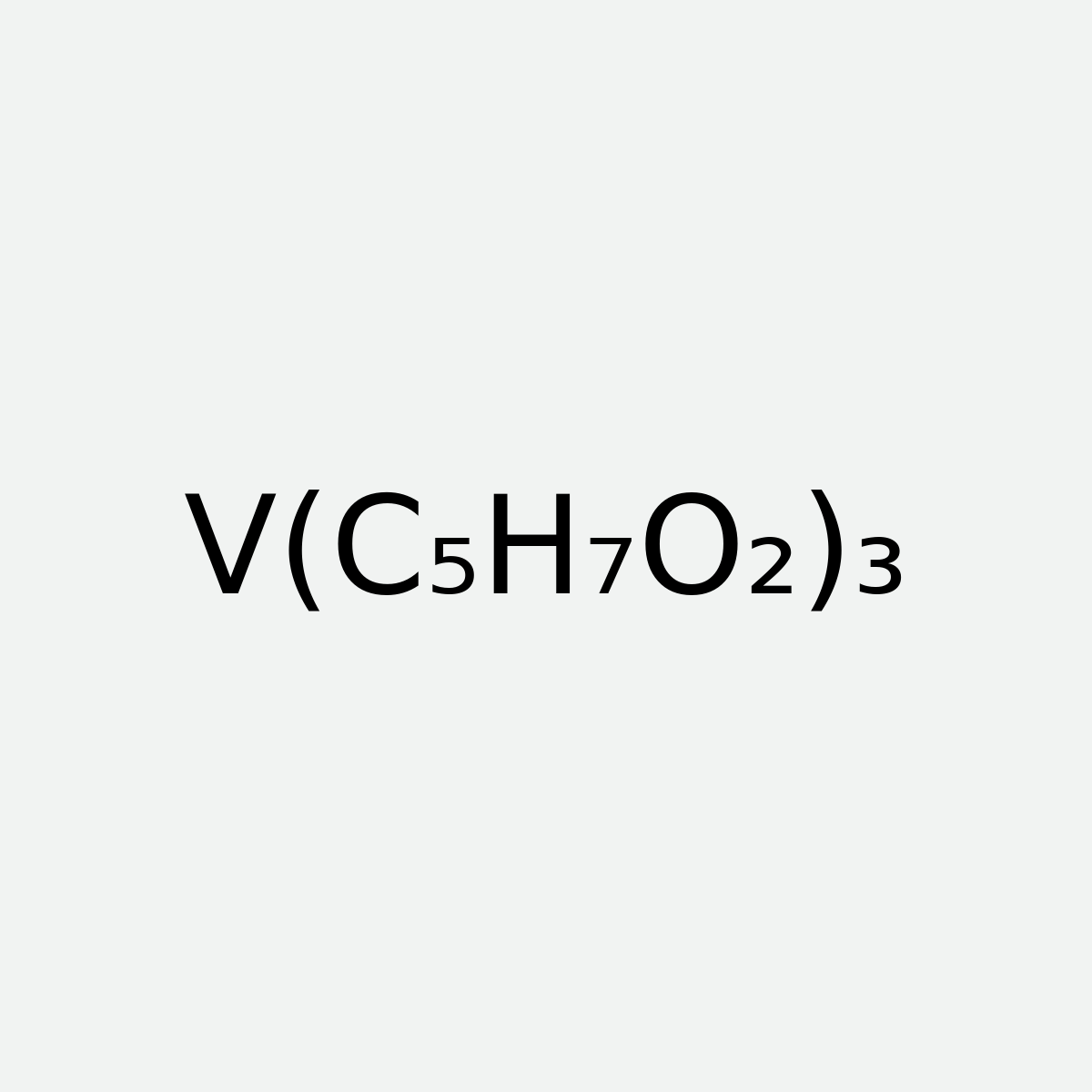 Vanadium Acetylacetonate
