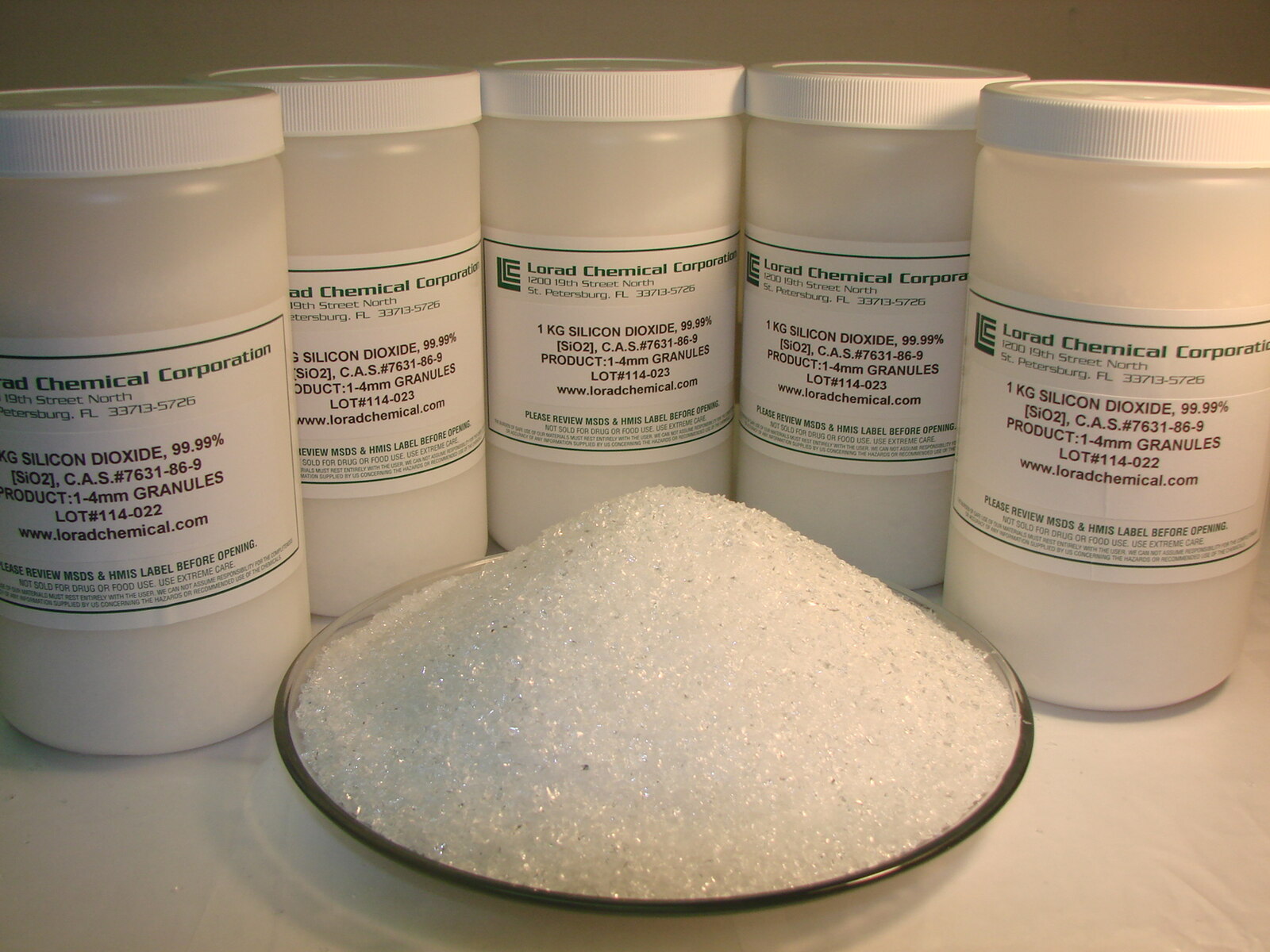 Silicon Dioxide granules